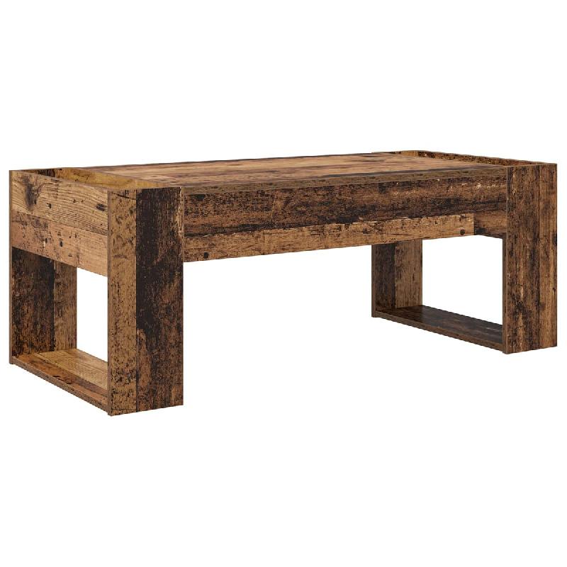 VidaXL Table basse Bois ancien 110 x 50 x 41 cm Bois d'ingénierie Modèle Atlas Bois - 8000162_0