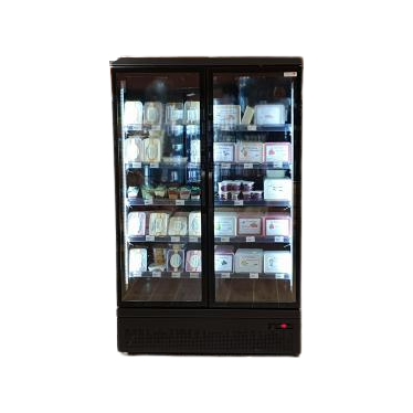 Vitrine verticale froid positif 2P - Sur Roulettes, A porte vitrée Seda ASTRA002_0