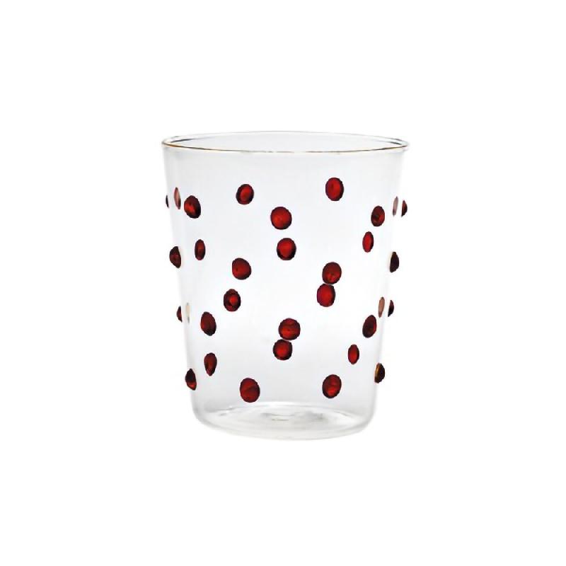 Zafferano Party Tumbler Verre Rouge 45 Cl Set De 6 Pièces En Verre - rouge py00104_0