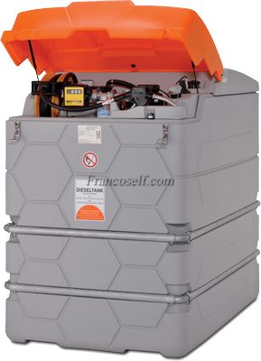 Cuve GNR Outdoor Premium Francoself 10297-1 - 1000 à 2500L - Débit 72L/min - Avec capot et accessoires_0