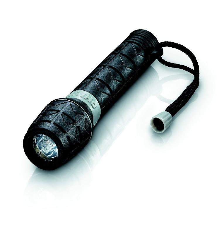 PHILIPS SFL3361/10 LightLife - Lampe torche en caoutchouc noir avec ampoule Krypton et boîtier résistant aux chocs_0
