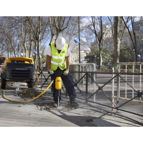 Brise béton pneumatique 23kg - Atlas Copco, système anti-vibration HAPS, amortissement des vibrations, insonorisé_0