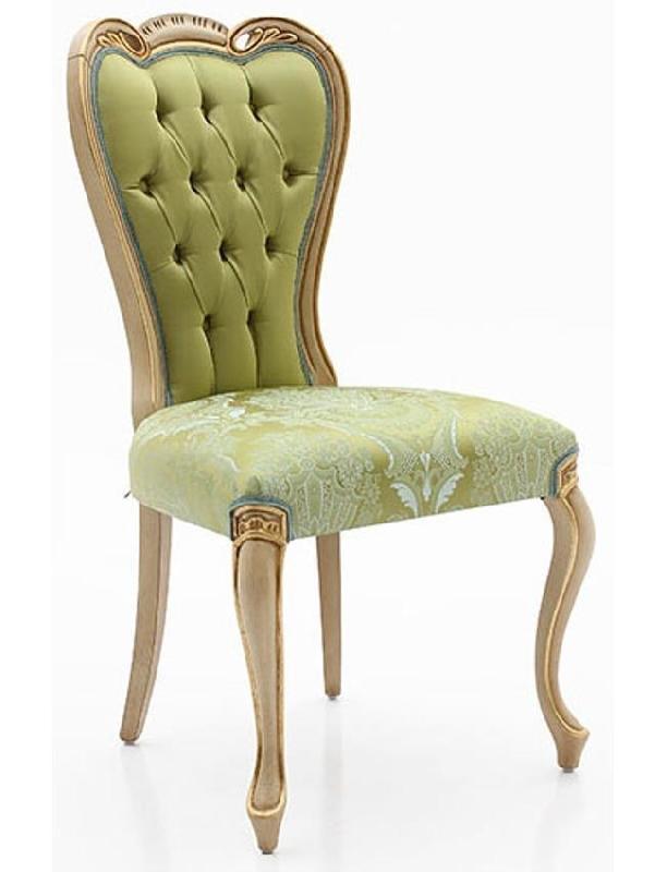 Chaise Sara - structure en hêtre - assise et dos rembourrés_0
