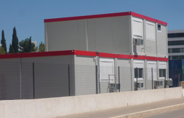 Construction modulaire - Base vie, bureau, réfectoire, salle de classe - Porte, fenêtre, escalier - RT 2012, ERP, PMR, Classe au Feu_0