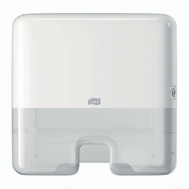 Distributeur essuie-mains Tork mini H2 blanc, 552100_0