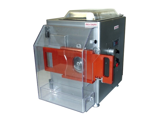 Hachoir à viande réfrigéré - HVR 82 P - portionneur, vitrine ventilée et débit 300 kg/h_0
