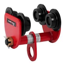 Helloshop26 - Chariot pour palan 2 000 kg largeur de fer de 105 - 160 mm très grand œillet 14_0000990 - 3000176748987_0