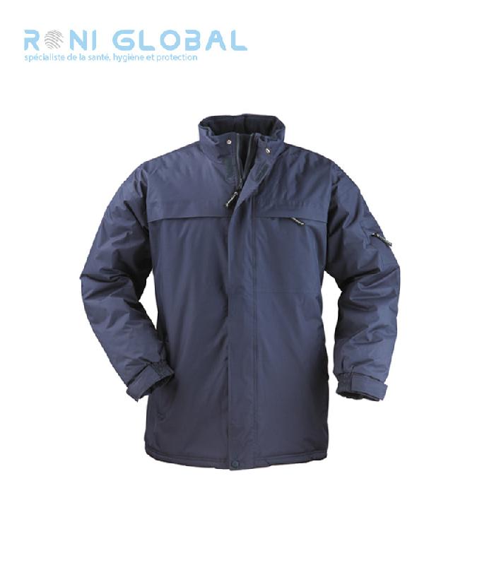 Parka de travail coupe-vent et anti-froid thermique - Polyester pongé enduit PVC - 5 poches - KABAN COVERGUARD_0