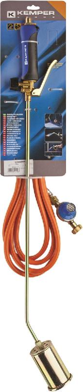 KEMPER - Chalumeau spécial couvreur 05642 - Lance 60mm, 80kW, prêt à l'emploi avec tuyau 5m et détendeur haute pression_0