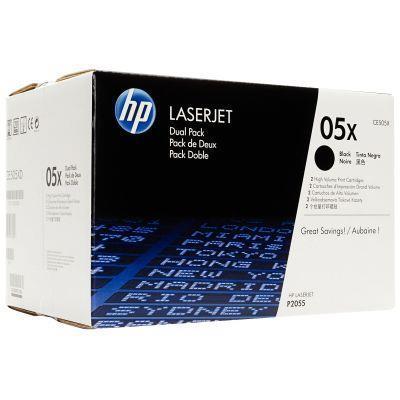 Lot de 2 cartouches laser HP CE505XD - Noir haute capacité - Fabricant HP_0