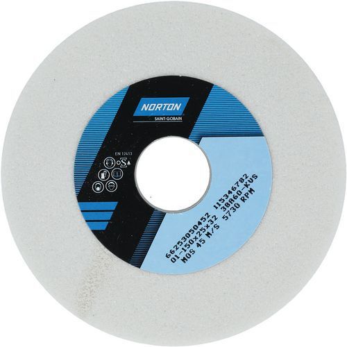 MEULE PLATE AFFÛTAGE OUTILS 38A Ø150X25X32MM 38A60KVS - NORTON