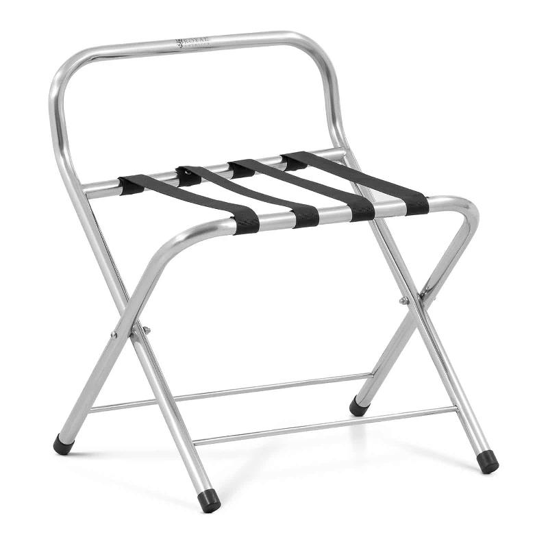 Porte-valise repliable en inox de haute qualité - 55x45x64 cm - Capacité 50 kg - Réf. 14_0004442_0