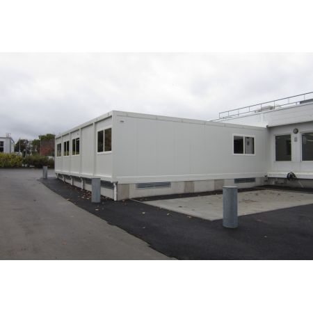 Bureau modulaire préfabriqué - Salle de réunion avec réfectoire - Entièrement fonctionnel - Mono bloc_0