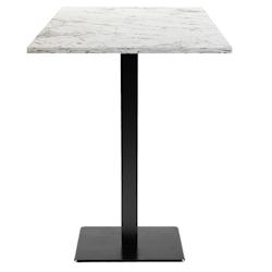Restootab - Mange-debout 60x60cm - modèle Milan marbre calacatta - blanc TB-MILFF-6060M-CALAC_0
