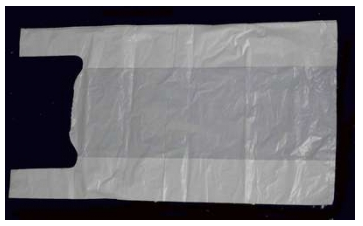 Sac plastique blanc - Dimension 260/60/60x450 - Épaisseur 11/12 µ - Résistance 4 à 5 kg_0