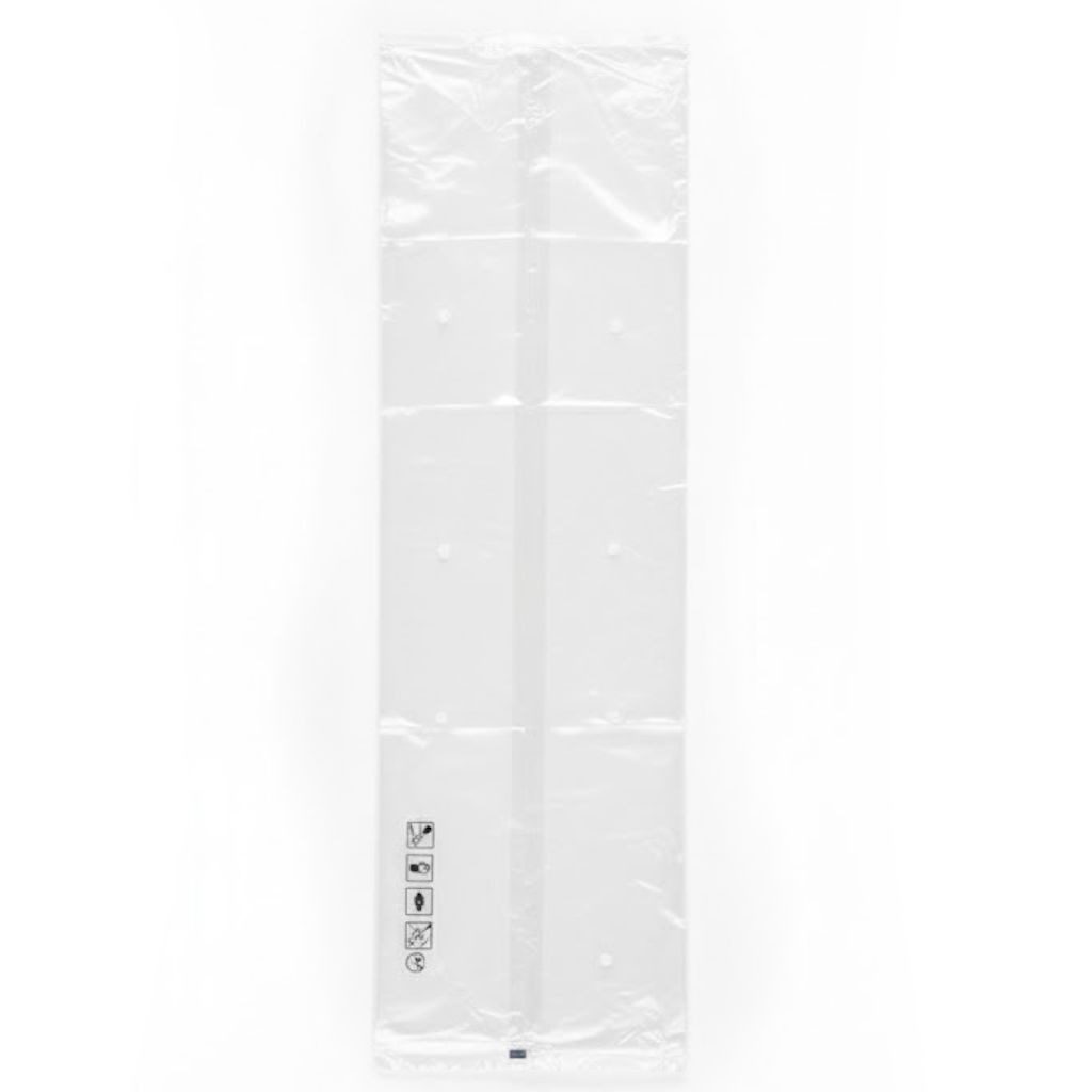 Sac PEBD Type 3kg neutre/Transparent - 150+60x560mm 50µ - Lot de 1000_1