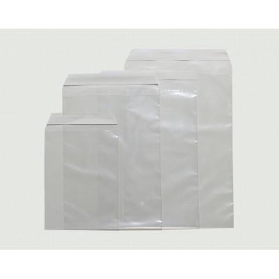 Sacs et sachets plastiques transparents 165x220 - Fermeture adhésive repositionnable - Lot de 1000 unités - PE-BD 50µ_0