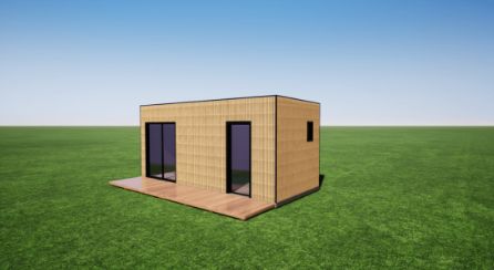 Bureau de jardin isolé en kit