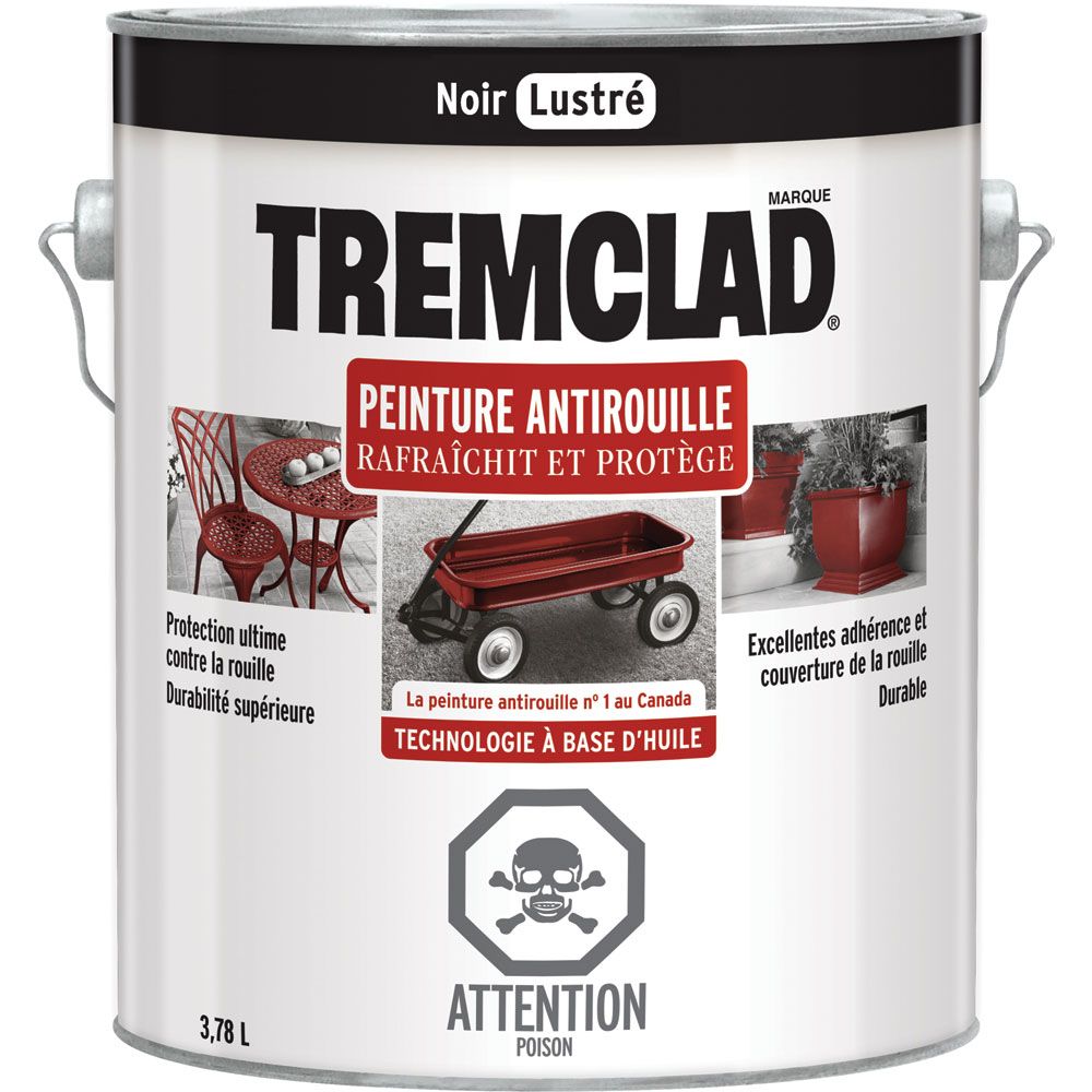 27026x155 - peinture antirouille - tremclad - 3.78 l_0