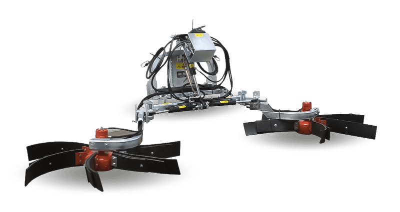 Andaineur avec attelage frontal - ROTORAM_0