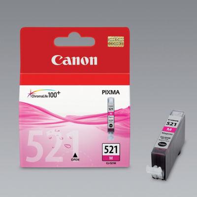 Cartouche Canon CLI 521M magenta pour imprimantes jet d'encre_0