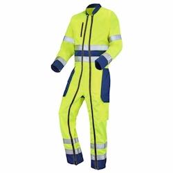 Cepovett - Combinaison 2 Fag Fluo Base XP Jaune / Bleu Marine Taille XS - XS jaune 3603624981105_0