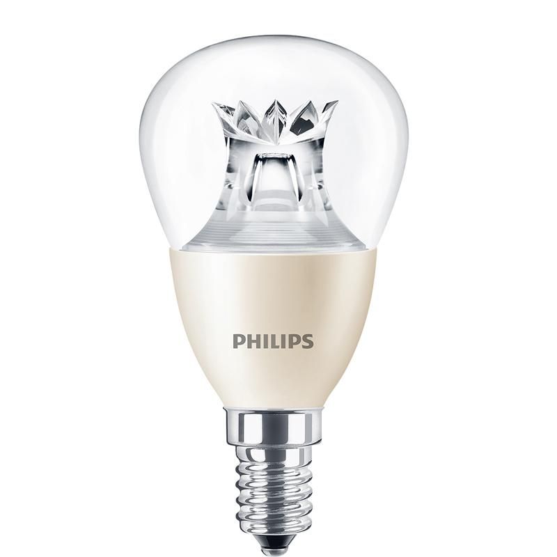 E14 sphérique master ledluster dt 6w=40w /827 claire 230v dimmable philips_0