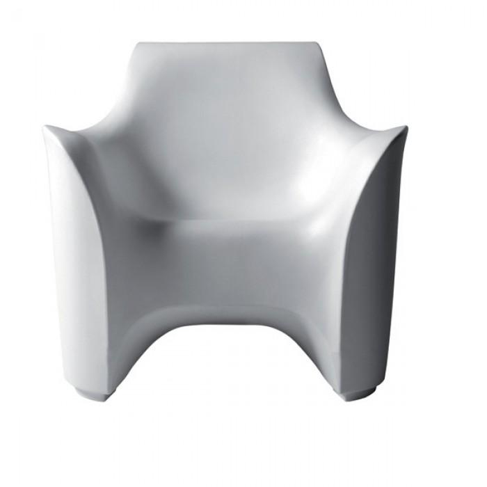 Fauteuil gamme Tokyo - intérieur/extérieur - résistant aux UV - déstockage - coloris blanc_0