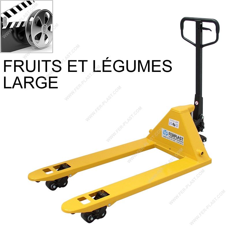 Transpalette manuel FPBF W 685 - Ferplast - 2500 kg - pour fruits et légumes, fourches 1220 mm, largeur 685 mm_0