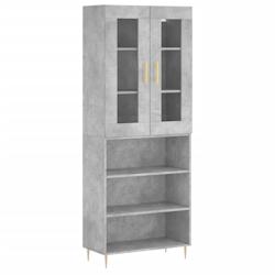 Helloshop26 - Buffet bahut commode armoire meuble de rangement organisateur cuisine salle de séjour salon haut 69,5 x 34 x 180 cm 02_0034629 - 300021_0