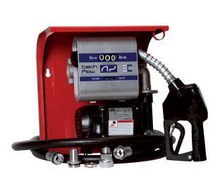 Hi-tech FMS-P - Distributeur de carburant avec tuyau en caoutchouc 4 m - Fixation murale ou sur cuve_0