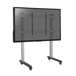 KIMEX Support sur pieds pour écran TV 70''-120'' - A roulettes - gris 3700685415096_0
