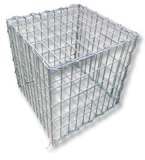 Les gabions CUBIK 50 x 100 mm - cages métalliques électro-soudées à remplir de pierres_0