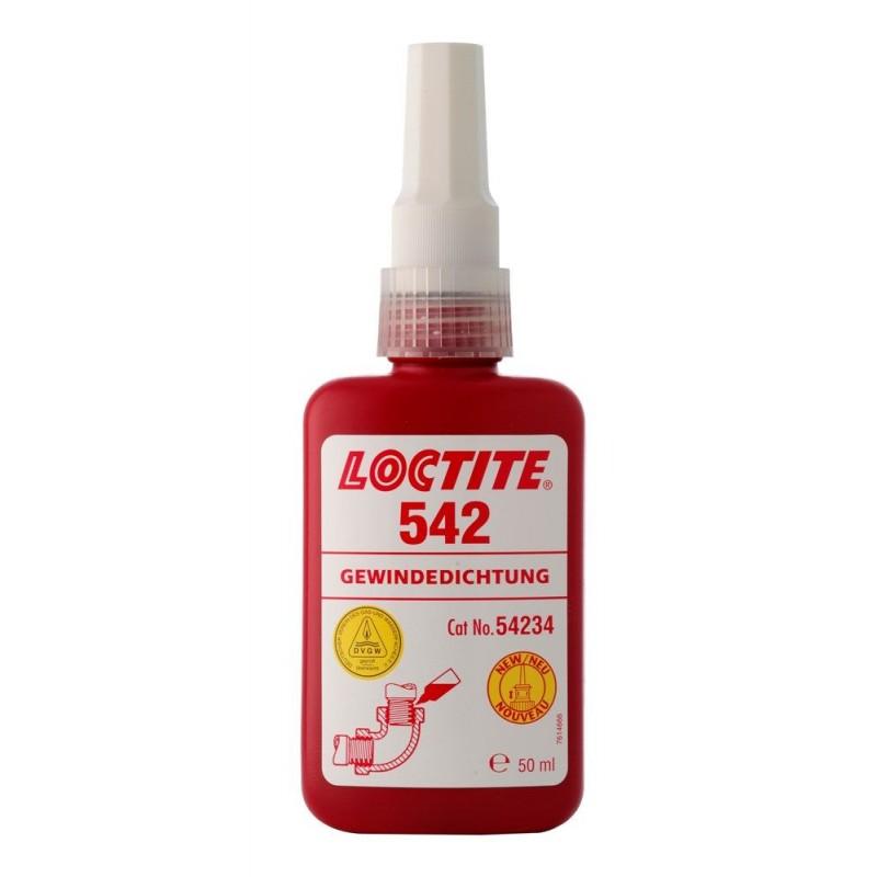 LIQUIDE D'ÉTANCHÉITÉ POUR TUYAUX POUR L'ÉTANCHÉITÉ DES FILETAGES LOCTITE 542 DE 10ML_0