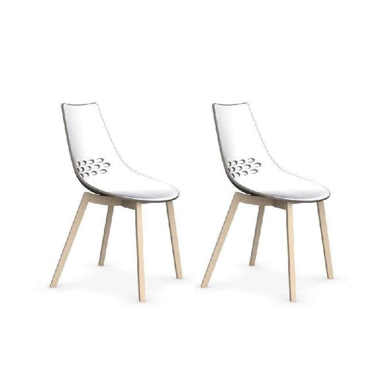 LOT DE 2 CHAISES JAM W  GRÈGE PIÉTEMENT HÊTRE BLANCHI_0