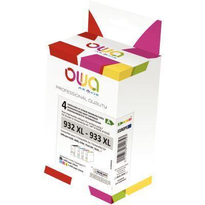 Pack de 4 cartouches d'encre compatibles HP C2P42AE - Noir, Cyan, Magenta, Jaune - Haute capacité - Garantie 2 ans_0