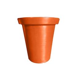 PLAST'UP ROTOMOULAGE Pot de fleurs rond xxl delight 760l - ORANGE - orange 0669014882165_0