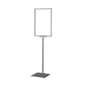Porte-affiches sur pied série N - A5 transparent - Hauteur réglable de 320 à 620 mm_0