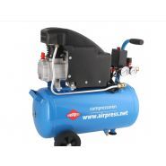 Compresseur HL 150-24 - 8 bar - 1.5 CV - Airpress - 120 l/min - Cuve 24L - Sku 36744-e_0