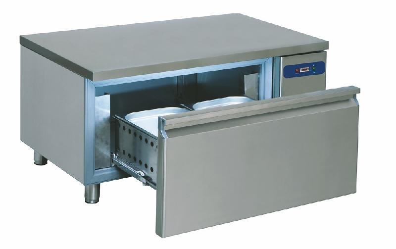 Soubassement réfrigéré avec 1 tiroir GN 2/1 h=150 mm pour appareils de cuisson, l=1200 mm - Virtus BNA0080_0