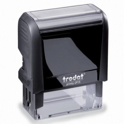 Trodat Printy 4915 4.0 - Tampon Encreur Automatique Personnalisable | Jusqu'à 7 Lignes Ultra Compact