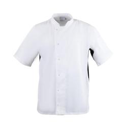 Veste de cuisine mixte Whites Chefs Clothing Nevada blanche - XL - Panneaux anti-humidité - A928-XL_0