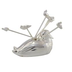 Aulica Piques Canard -Lot De 6 Et Support - métal 685201_0