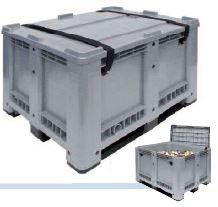 Caisse-palette rigide en plastique - cai123cp1210007 - dimensions 1110x910x605 mm - version pleine_0