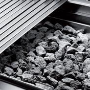 Grill charcoal grille pierre lavique a gaz pour viande minima 600 MBM - GPL86_0