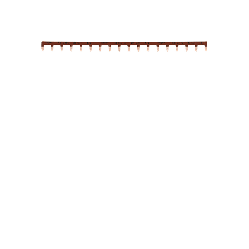 HAGER BARRE DE PONTAGE 1P 10MM² MARRON 18M KB163PG