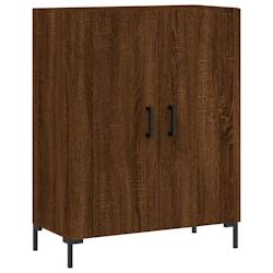 HELLOSHOP26 - Buffet bahut commode armoire meuble de rangement organisateur cuisine salle de séjour salon 69,5 x 34 x 90 cm bois d'ingénierie marron_0