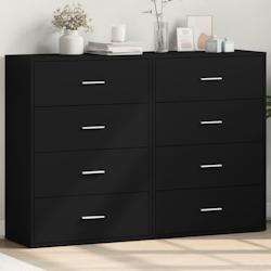Helloshop26 - Buffet bahut commode armoire meuble de rangement organisateur cuisine salle de séjour salons lot de 2 60 x 31 x 84 cm 02_0036916 - 3000_0
