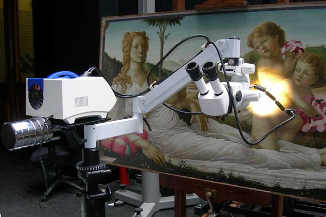 Loupe binoculaire mobile - Ergonomique pour la restauration de tableaux et d'œuvres d'art_0