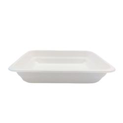 Packnwood FHC - 200Pcs - Barquette scellable blanche en pulpe de canne - 227x178x45mm, 1300ml - blanc 210GNP22171C_0
